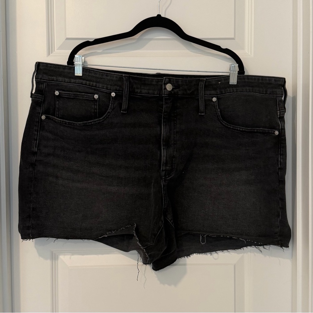 Madewell Black Denim Jean Shorts